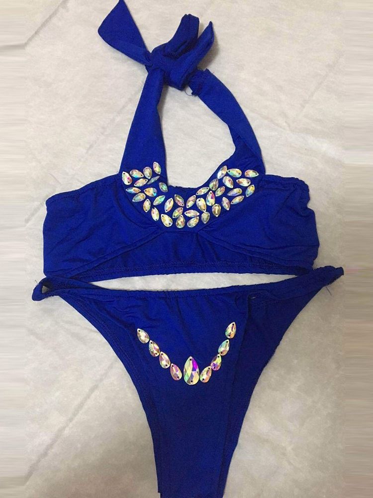 Beachini Tankini Set Bead Badkläder För Kvinnor