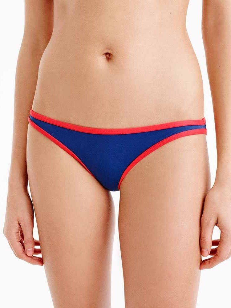 Bikiniset För Kvinnor Color Block Söt Badkläder