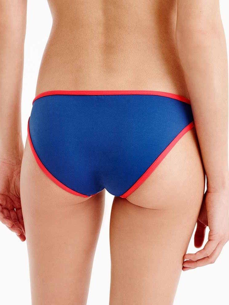 Bikiniset För Kvinnor Color Block Söt Badkläder