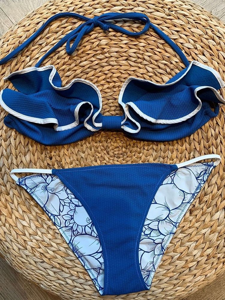 Bikiniset För Kvinnor Sexig Color Beach Beach Badkläder