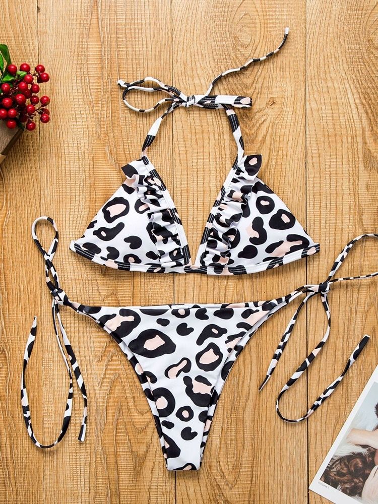 Bikiniset Leopard Beach Look Bikini För Kvinnor