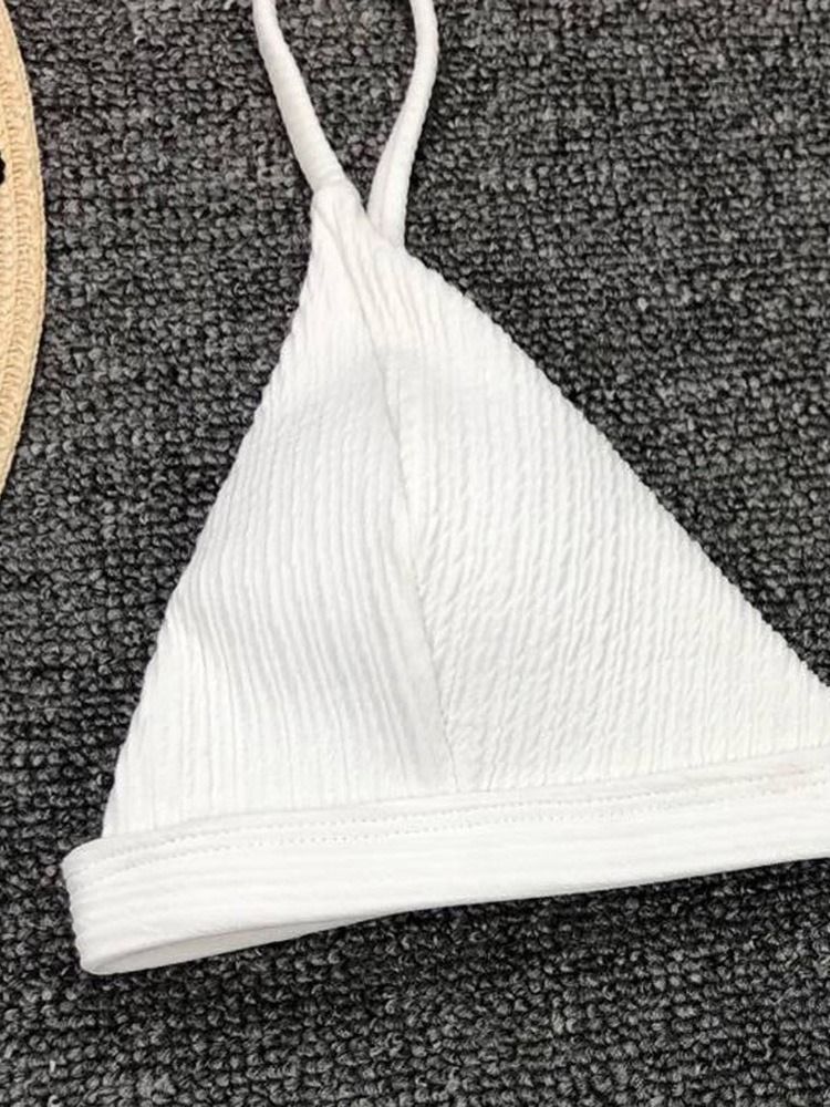 Kvinnors Lapptäcke Bikini Set Sexiga Badkläder