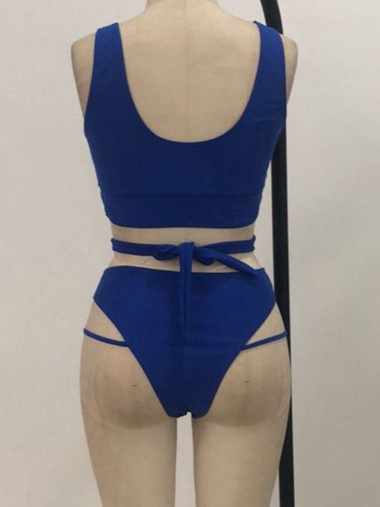 Kvinnors Sexiga Tankini-set Badkläder