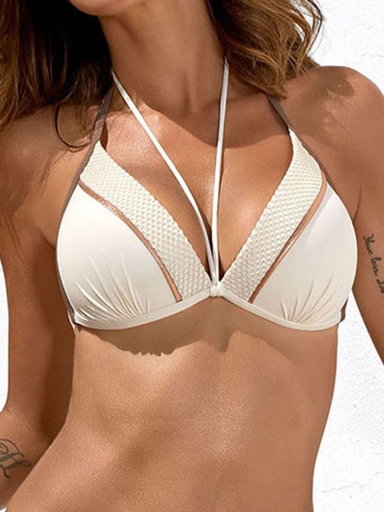 Sexig Plain Bikini Set Badkläder För Kvinnor