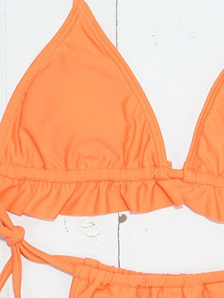 Sexiga Bikini-set Badkläder För Snörning För Kvinnor