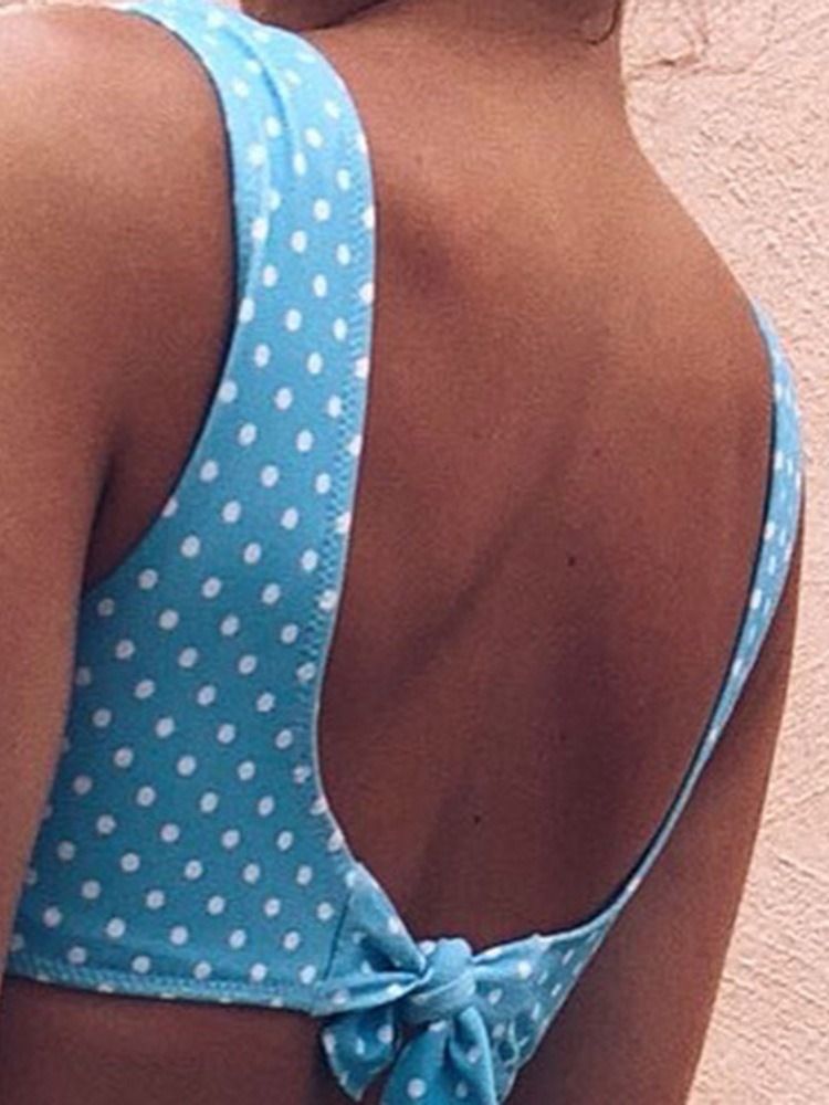 Sexiga Polka Dotstankini Set Badkläder För Kvinnor