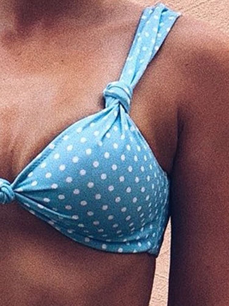 Sexiga Polka Dotstankini Set Badkläder För Kvinnor