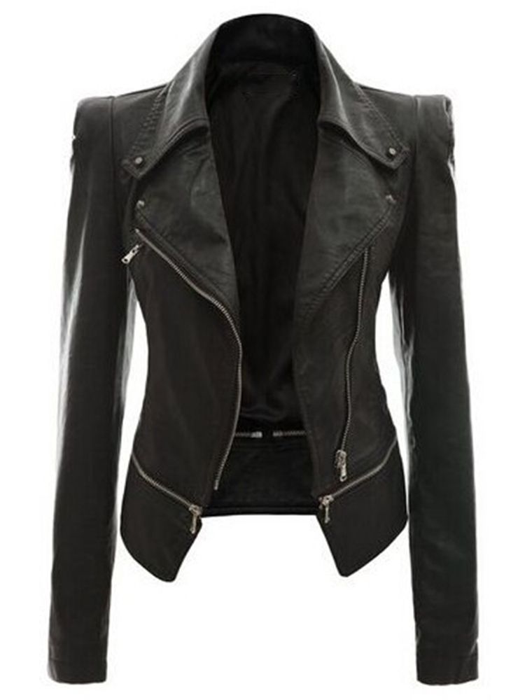 Dam Slim Zip Jacket Med Dragkedja