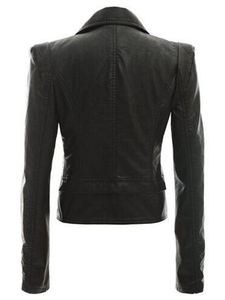 Dam Slim Zip Jacket Med Dragkedja