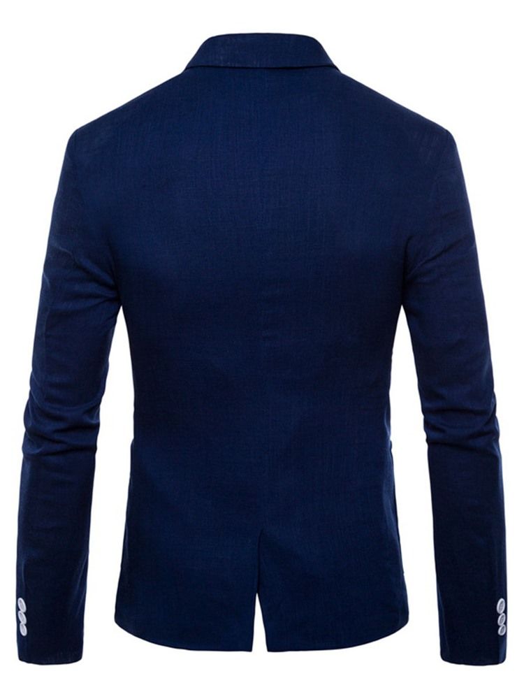 Plain Thin Loose Mens Blazer