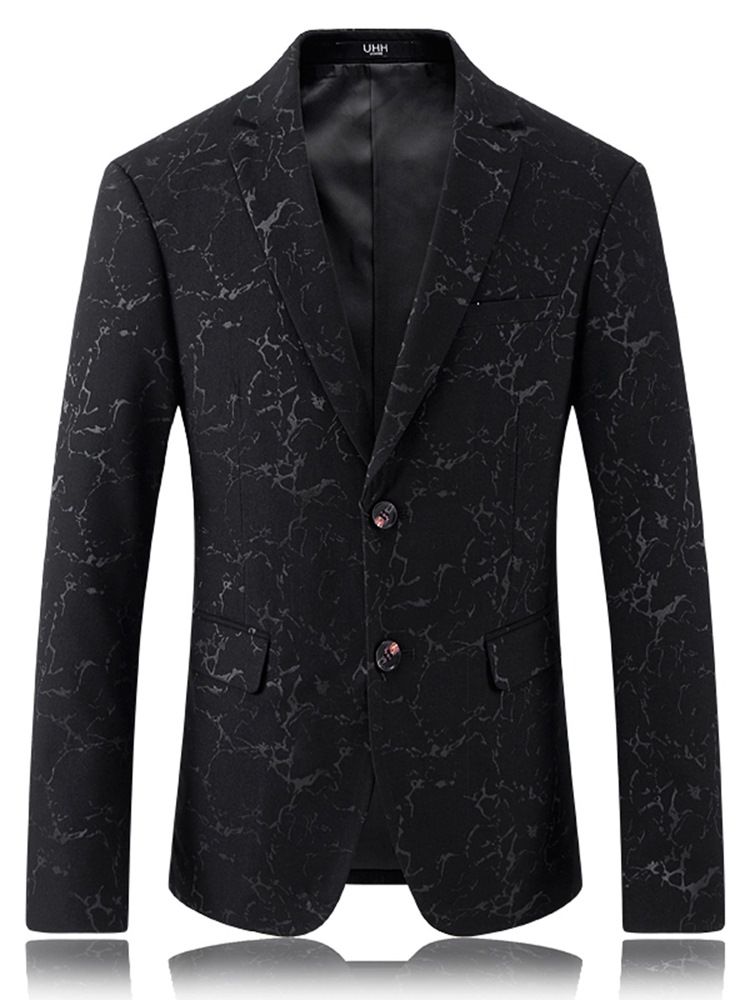 Single-breasted Lapel Jacquard Slim Gentlemen's Blazer