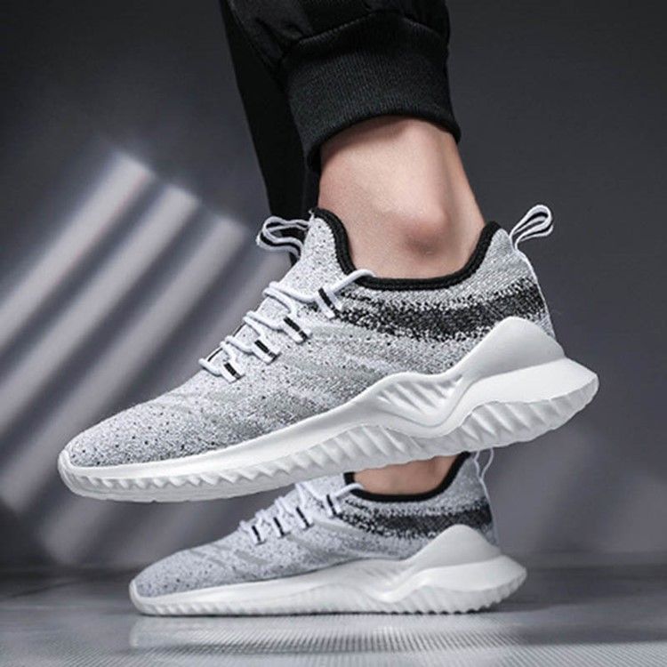 Flyknit Low-cut Upper Snörning För Herrar