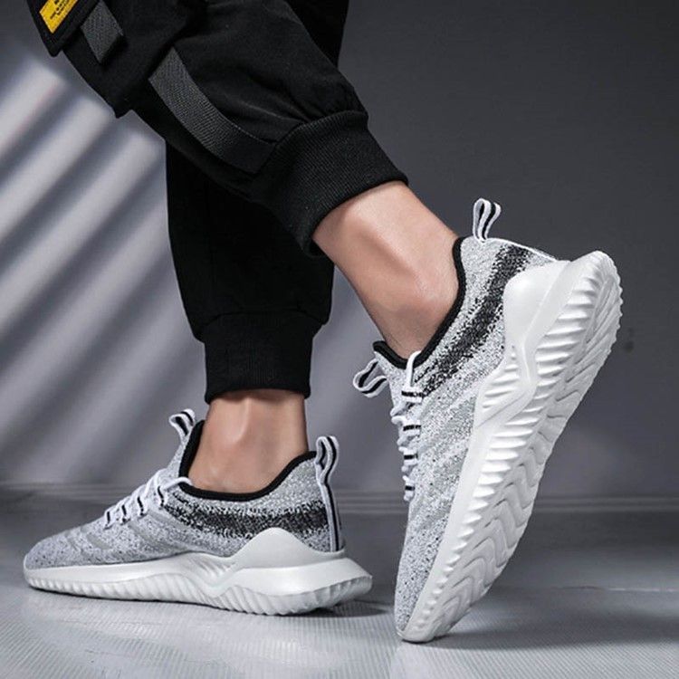 Flyknit Low-cut Upper Snörning För Herrar