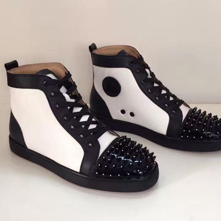 Rivet Color Block High-cut Herrskor