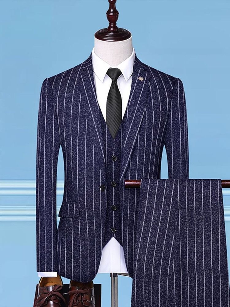 Button One Button Mode Mens Dress Suit