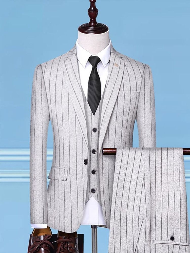 Button One Button Mode Mens Dress Suit