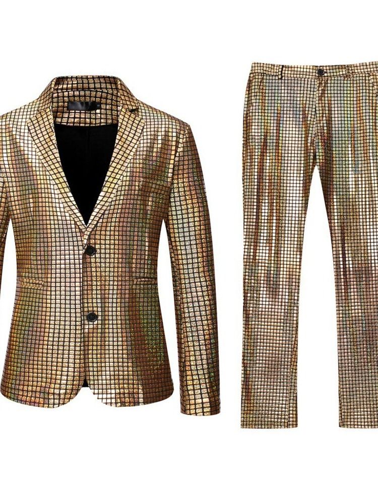 Herrmodell Enkelbröst Blazer Dress Suit