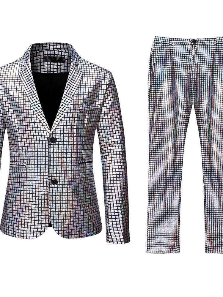 Herrmodell Enkelbröst Blazer Dress Suit