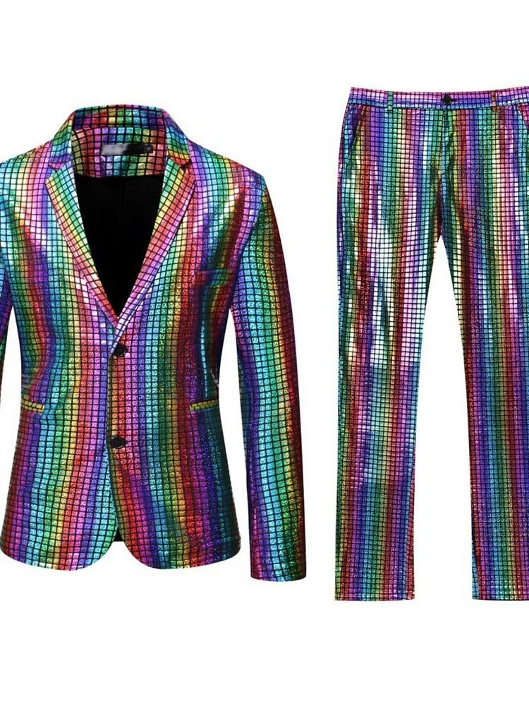 Herrmodell Enkelbröst Blazer Dress Suit