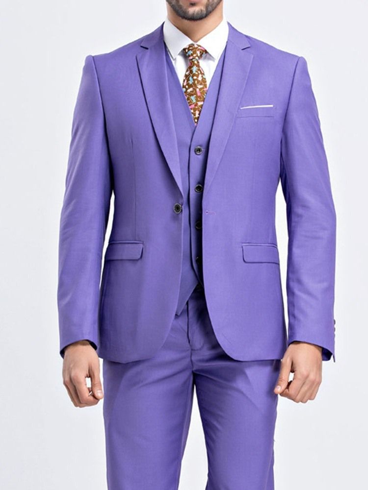 One Button Mens Dress Suit