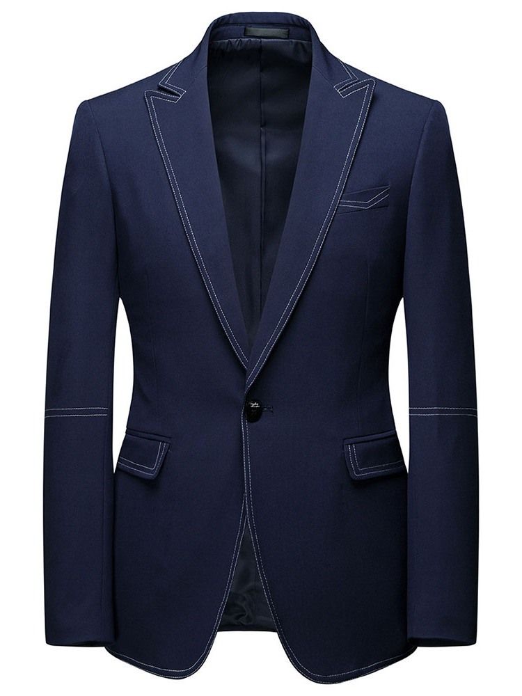 One Button Pants European Men's Dress Suit