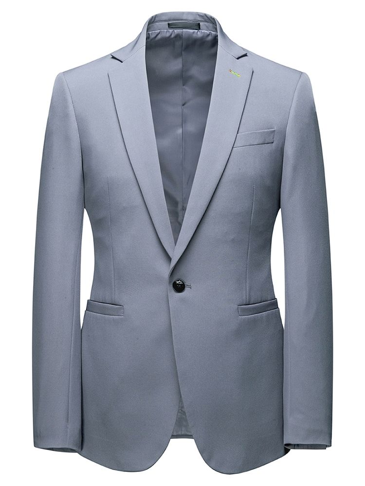 One Button Button Pants Mens Dress Suit