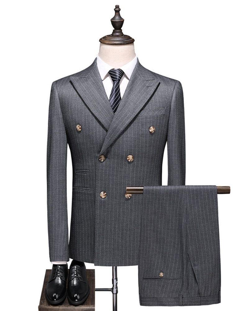 Pocket Fashion Men's Dress Suit