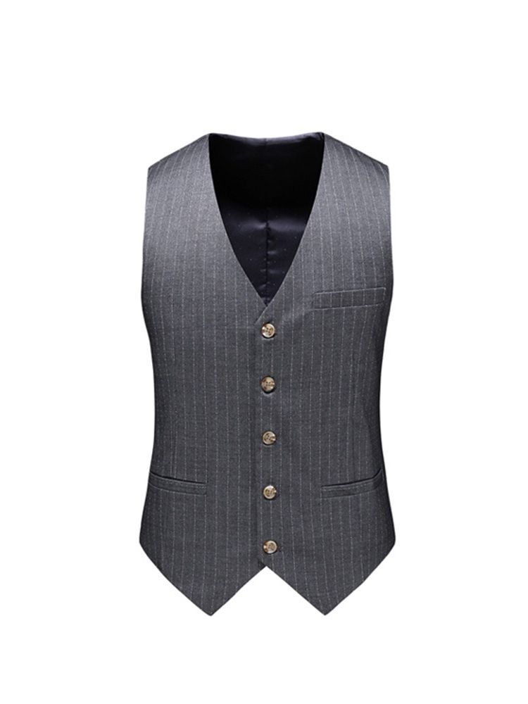 Pocket Fashion Men's Dress Suit