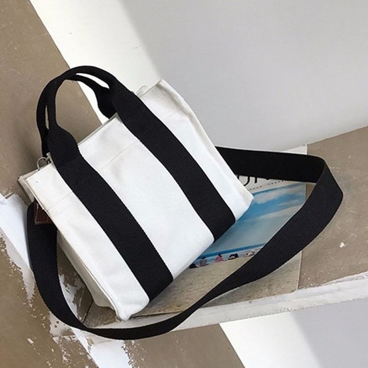 Casual Crossbody-väska För Vertikala Ränder