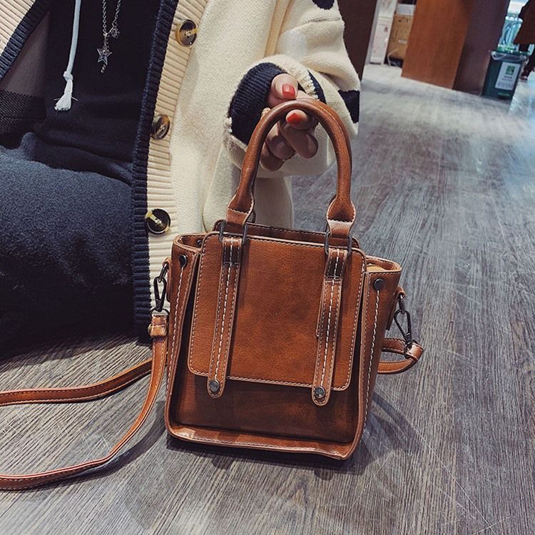 Tråd Pu Koreansk Crossbody Väska