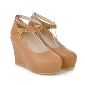 Kvinnor Pretty Crossed Straps Wedges