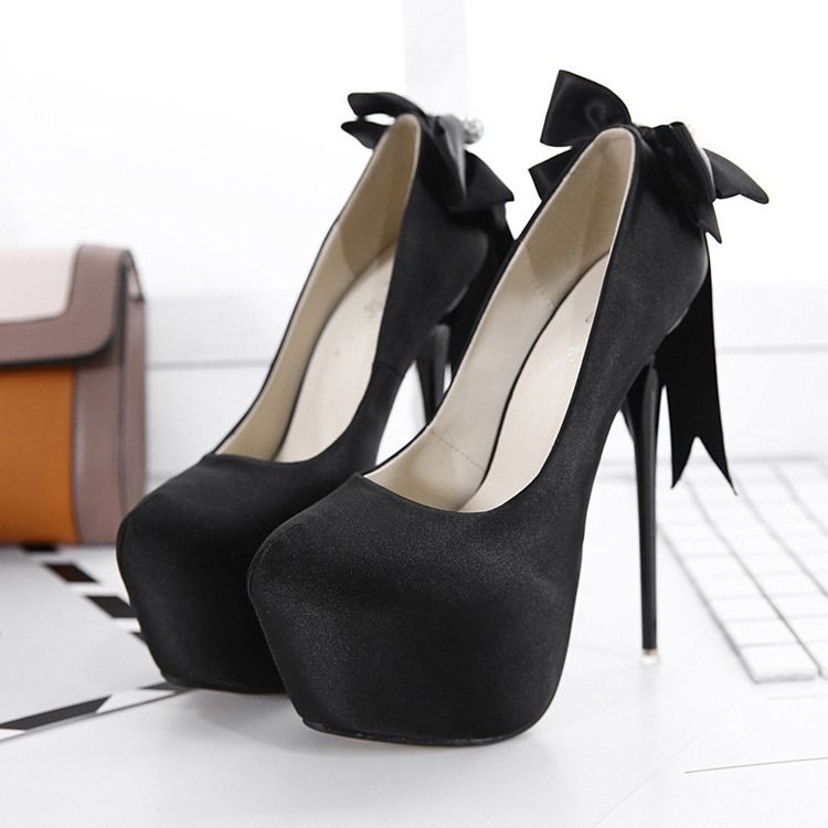 Plattform Stiletto Heel Platform Pumps För Kvinnor