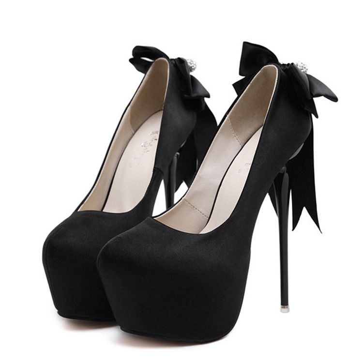 Plattform Stiletto Heel Platform Pumps För Kvinnor