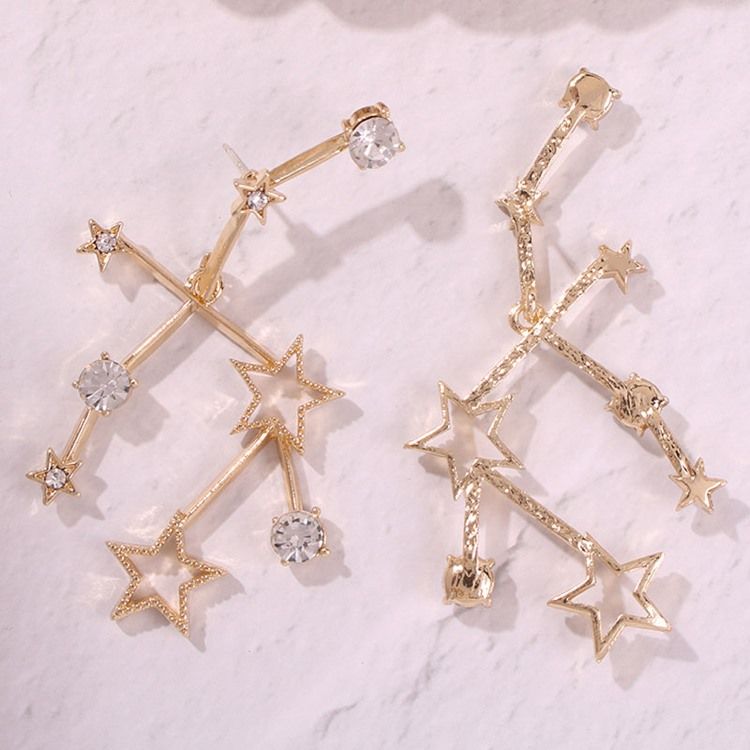 Star Alloy Prom Earrings