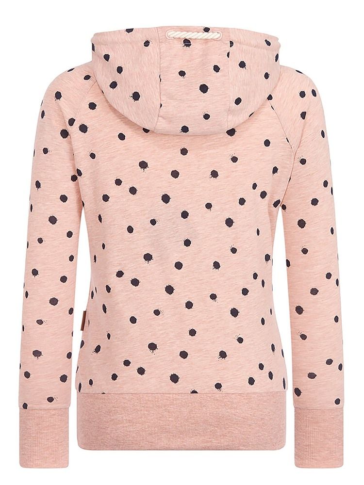 Polka Dots Print Hooded Långärmad Cool Hoodie