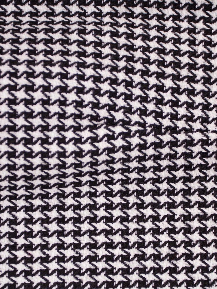 Knee-längd Houndstooth Tofs Patchwork Dam Kjol