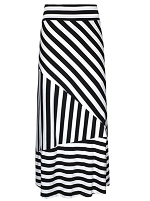 Stripe Bodycon Kjol För Kvinnor