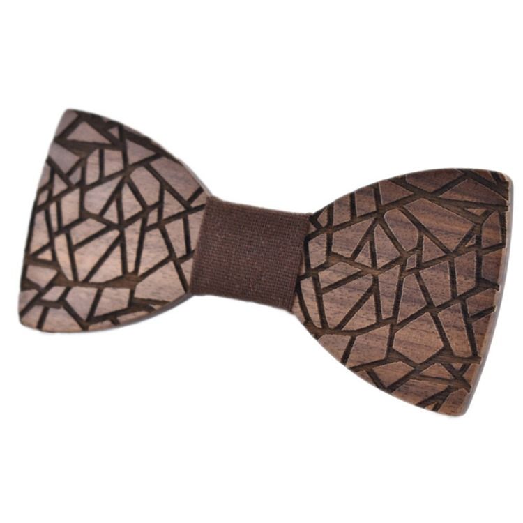 Carving Bow Tie För Män