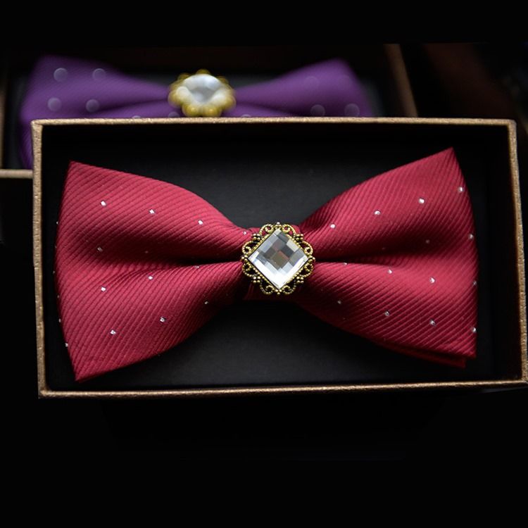 Gems Dots Bow Tie