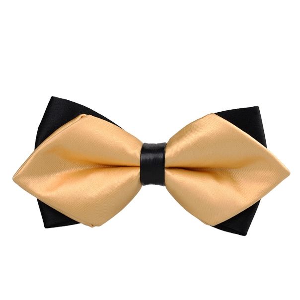 Mäns Dubbla Lager Brittisk Stil Bowtie