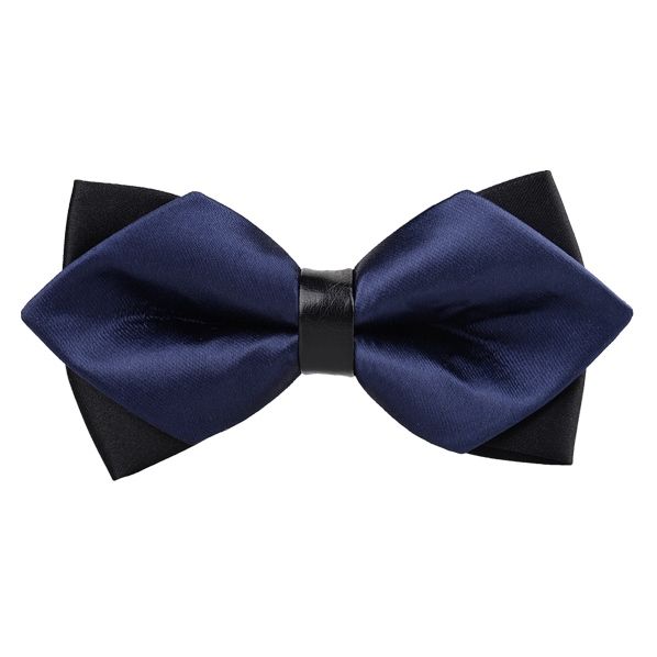 Mäns Dubbla Lager Brittisk Stil Bowtie