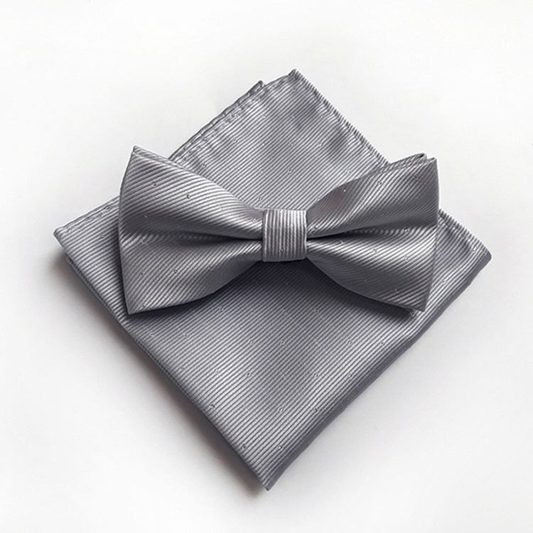 Wave Point Bow Tie Set