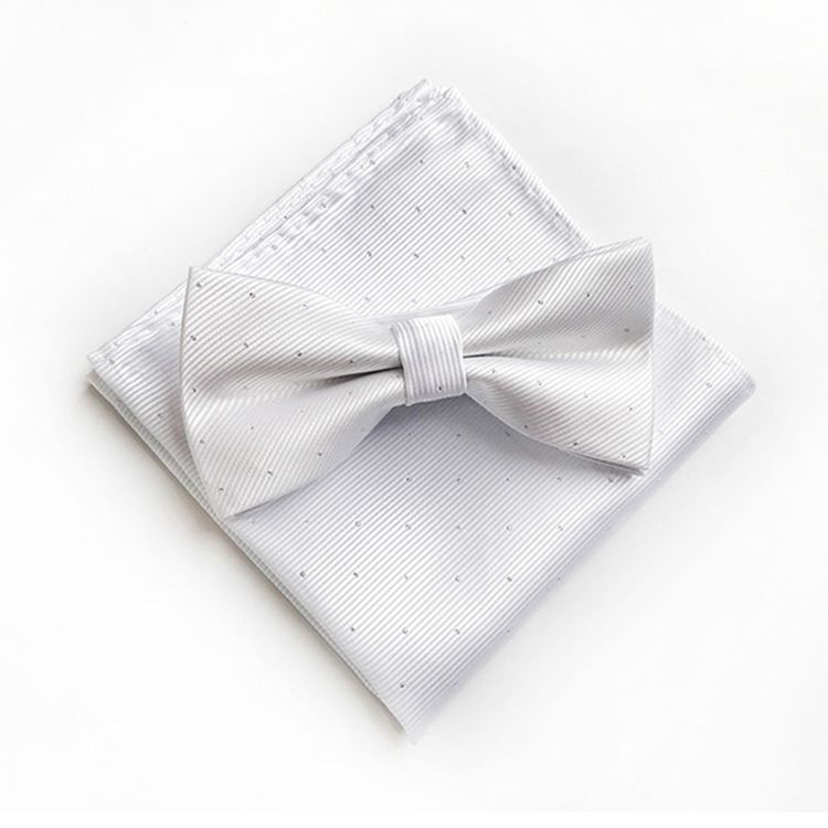 Wave Point Bow Tie Set