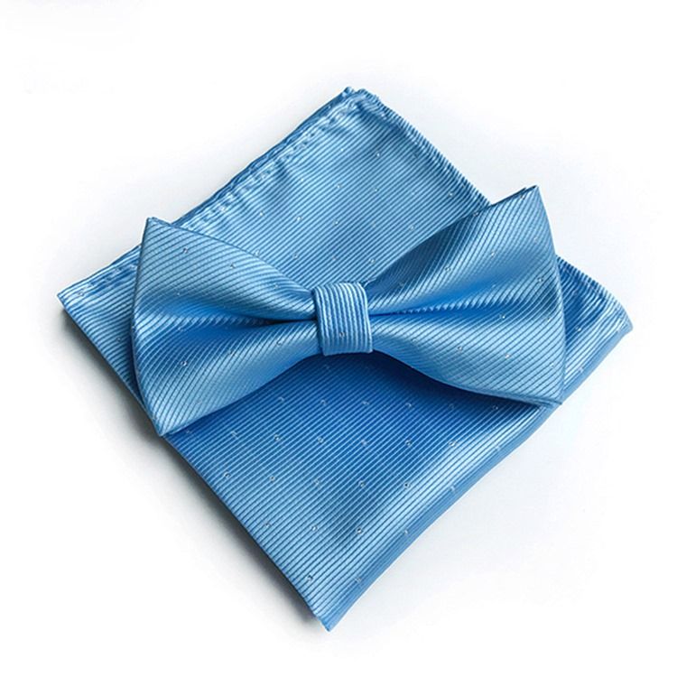 Wave Point Bow Tie Set