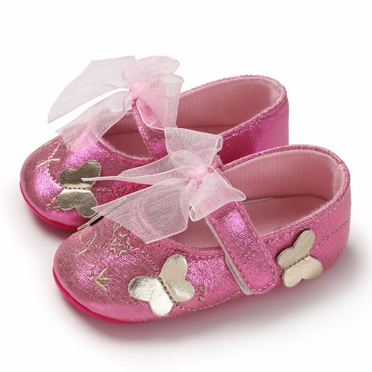 Bowknot Velcro Baby Shoes