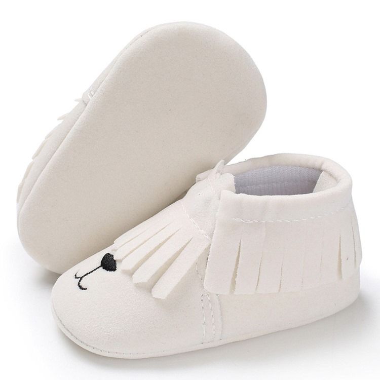 Elastic Band Fringe Toddler Shoes