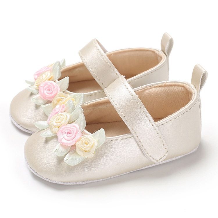 Floral Velcro Baby Girl Shoes