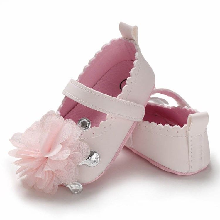 Floral Velcro Baby Toddler Shoes