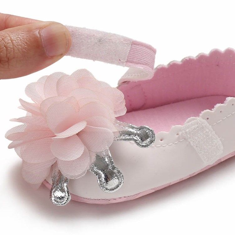 Floral Velcro Baby Toddler Shoes