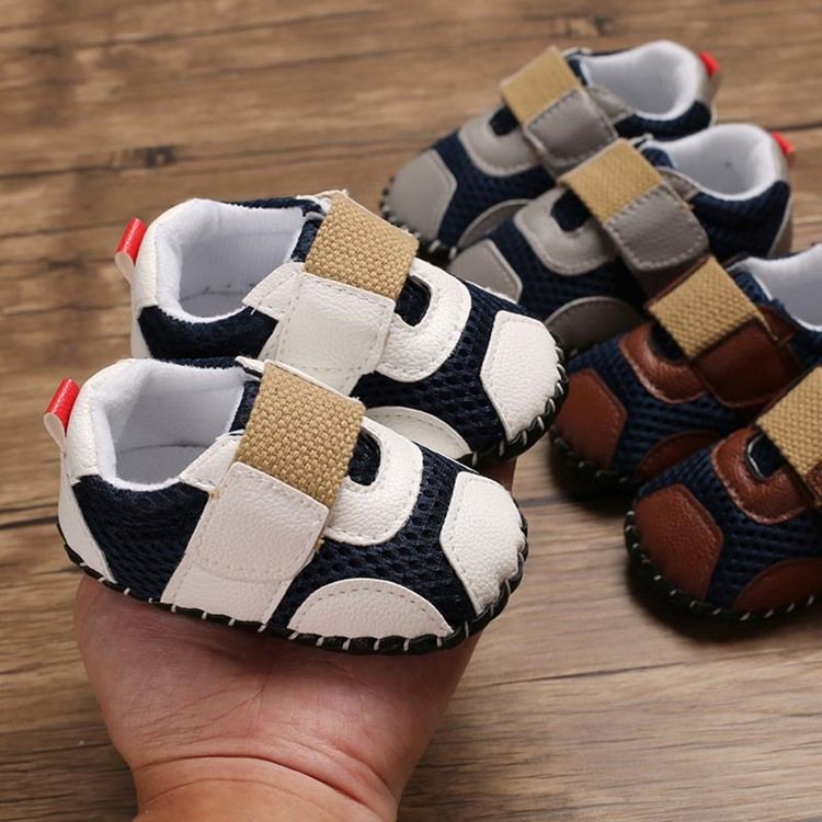 Mesh Patchwork Unisex Babyskor